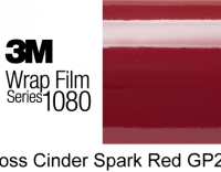 Пленка глянцевая 3M 1080-GP253 Cinder Spark Red