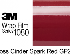 Плівка глянцева 3M 1080-GP253 Cinder Spark Red