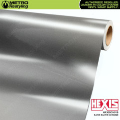 Пленка сатиновая Hexis Super Chrome Silver Satin (HX30SCH01S)