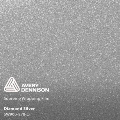 Плівка глянцева Avery Diamond Silver Bl931001