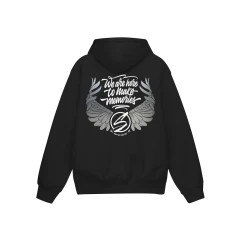 Худі оверсайз «We Are Here To Make Me Memories» Carbon Black/Gray, р.L-XL