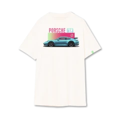 Футболка оверсайз «Porsche GT3» Ivory Light