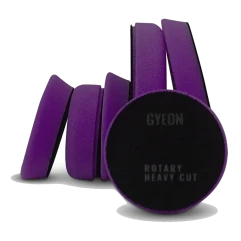 Круг полірувальний GYEON rotary Heavy Cut особливо твердий ріжучий  Фіолетовий 125 мм