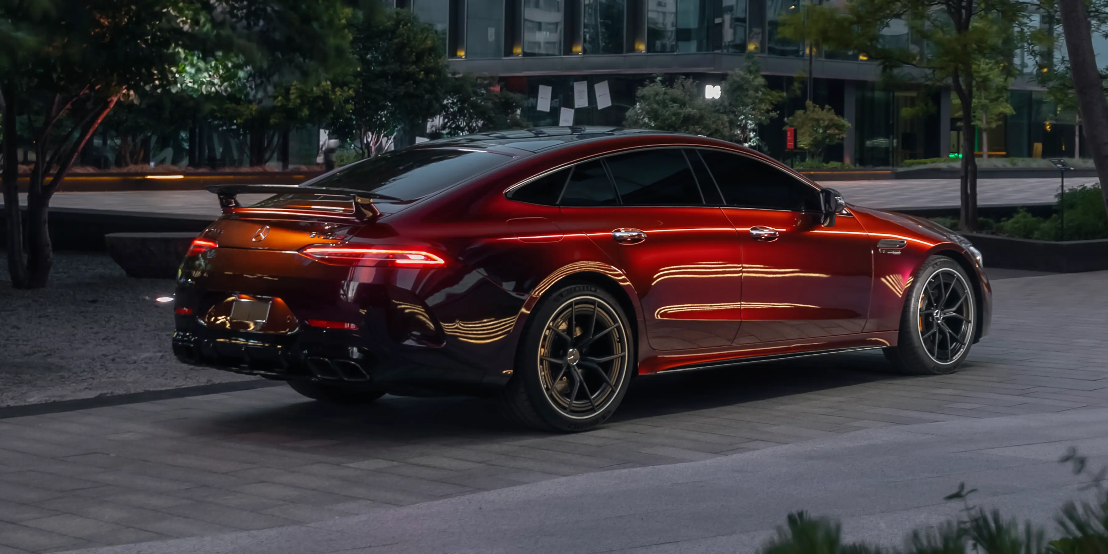 Плівка антигравійна глянцева Kybertane PPF Ultra Gloss Aurora Black Red
