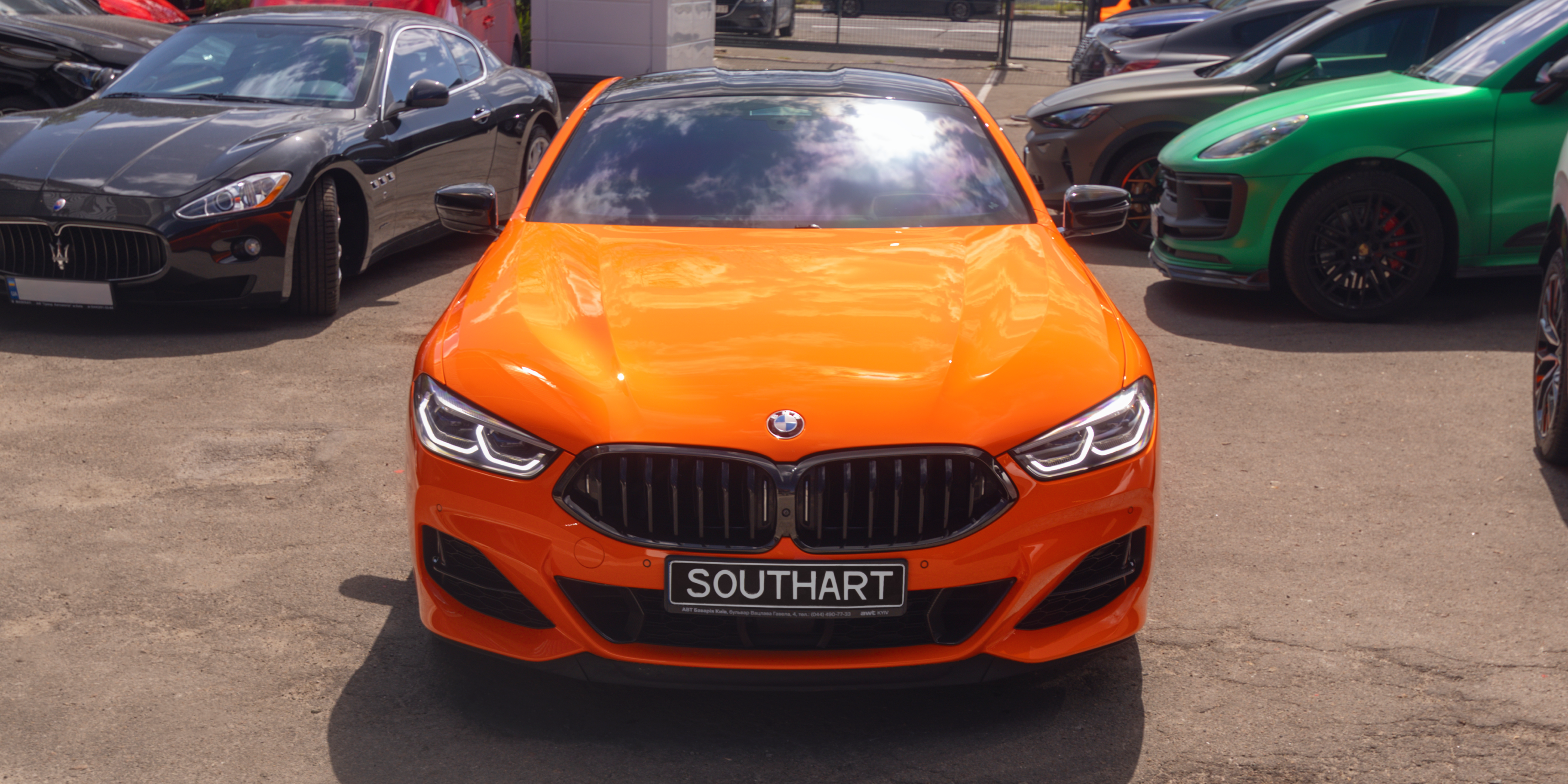 Плівка антигравійна глянцева Kybertane PPF Ultra Gloss Hermes Orange KAC103