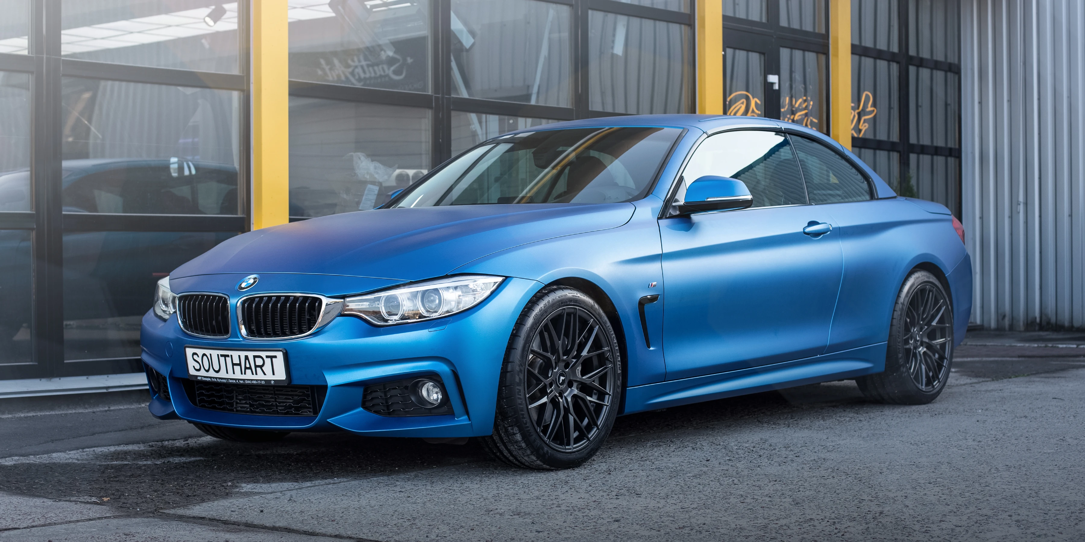 Пленка матовая 3M 1080-M227 Matte Blue Metallic