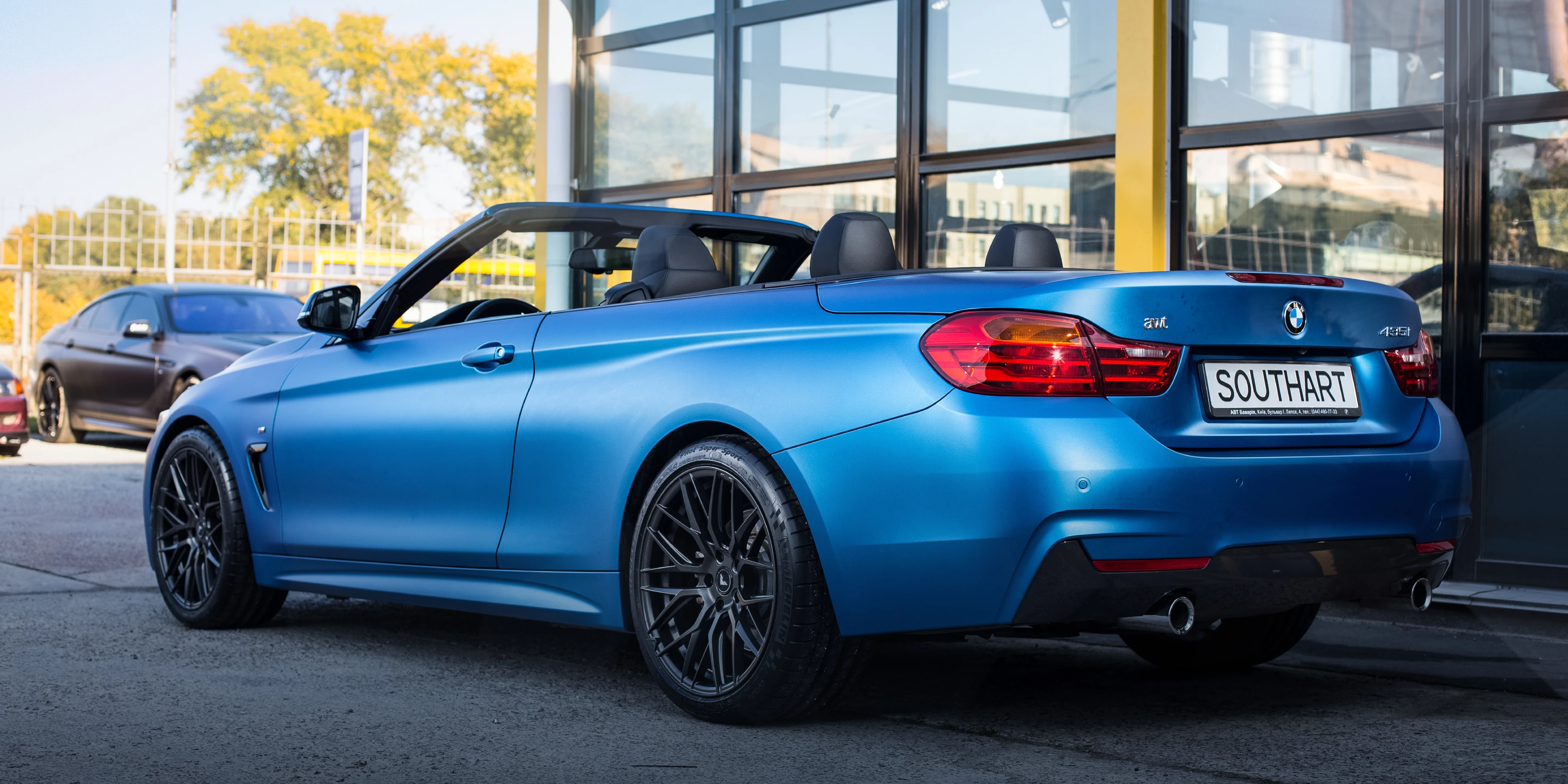 Пленка матовая 3M 1080-M227 Matte Blue Metallic