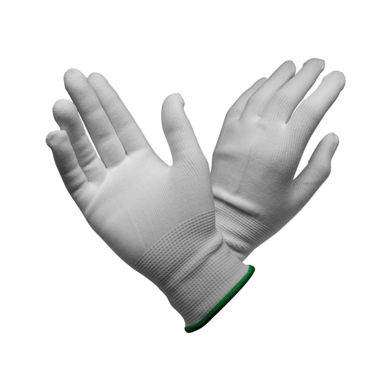 Рукавички нейлонові BOOBY M Зелений кант