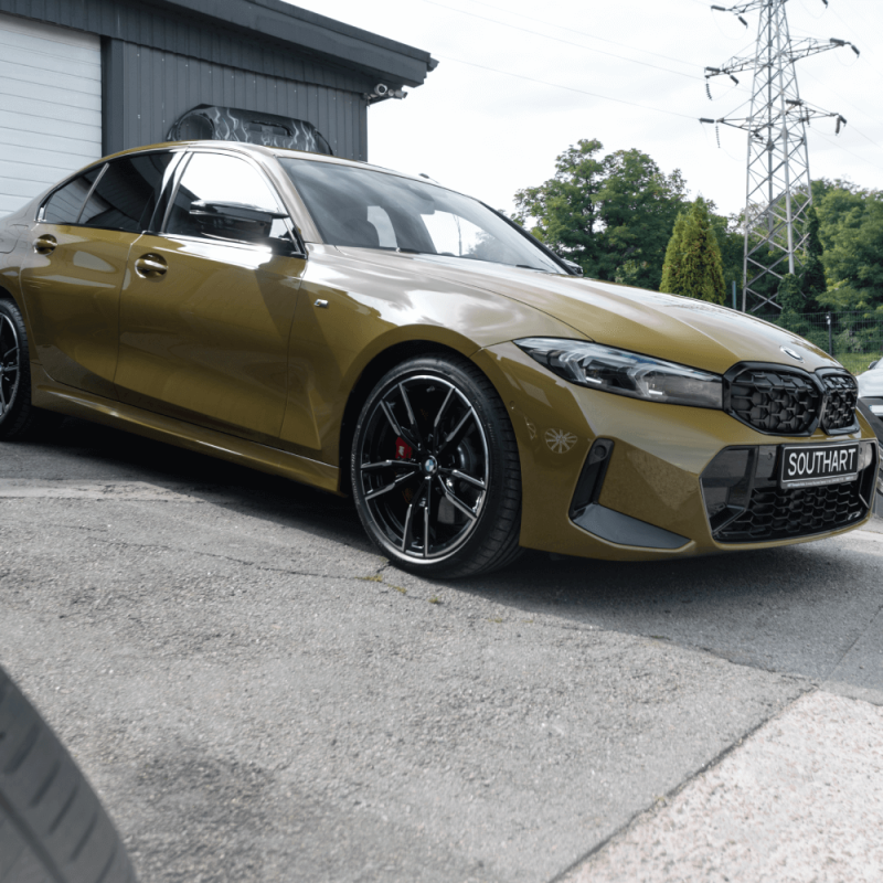 Захисна кольорова поліуретанова плівка Kybertane Olive Khaki Green PFFС052 1.52mx15m