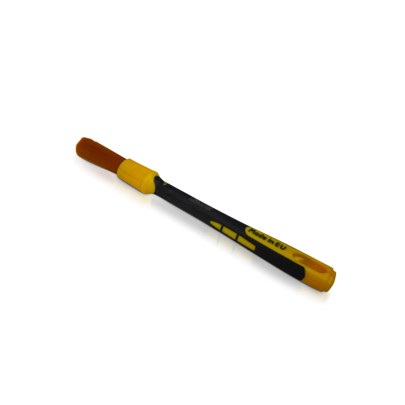 Пензель синтетичний хімстійкий Work Stuff Detailing Brush Rubber Albino 16 мм з прогумованою ручкою