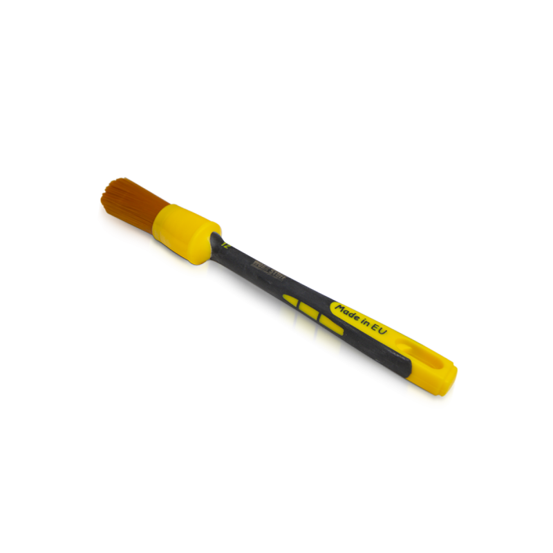 Пензель синтетичний хімстійкий Work Stuff Detailing Brush Rubber Albino 24 мм з прогумованою ручкою