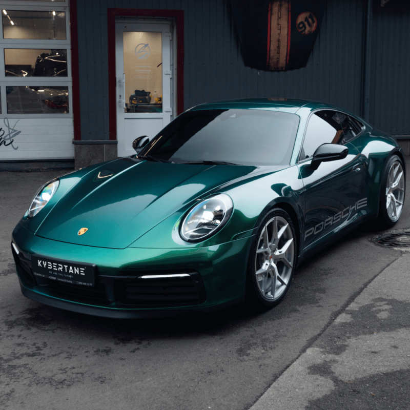 Захисна кольорова поліуретанова плівка Kybertane Verdant Green PFFС111 1.52mx15m