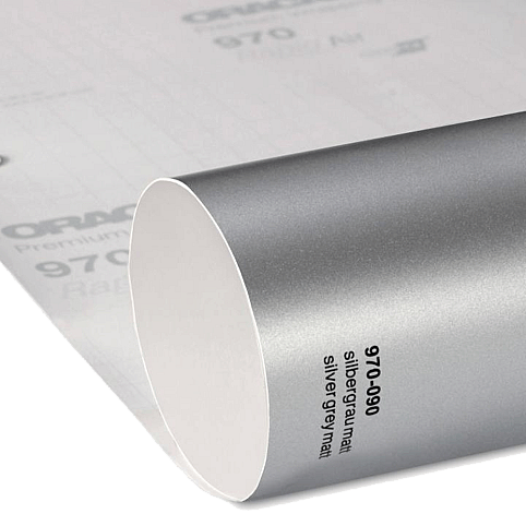 Плівка матова Oracal  970-090 Silver Grey Matt