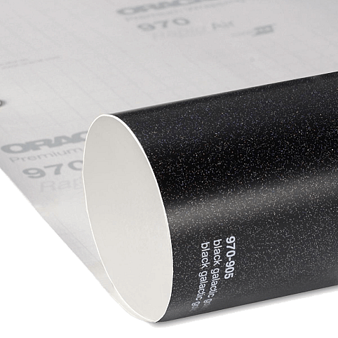 Плівка матова Oracal 970-905 Black Galactic Gold Matt