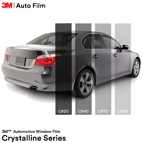 TNT - 3M™ Automotive Window Film - Crystalline Series - CR 70 - 1,524m x 30,48m (60 in x 100 ft)