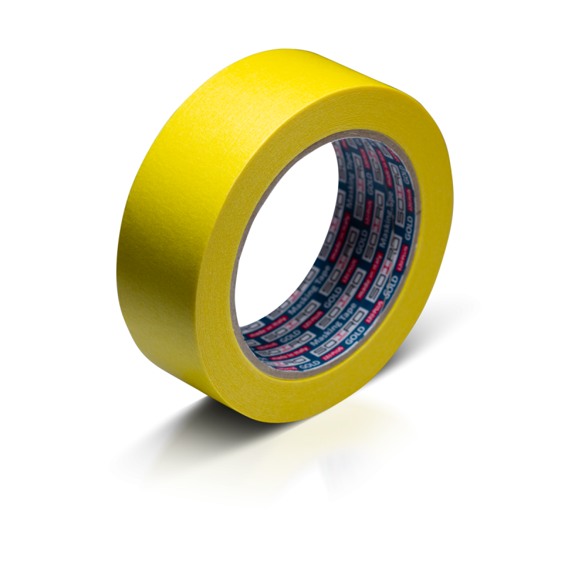 Стрічка малярна SOTRO GOLD 120 C Лимонна 36 мм, 45 м