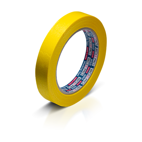 Стрічка малярна SOTRO GOLD 120 C Лимонна 18 мм, 45 м