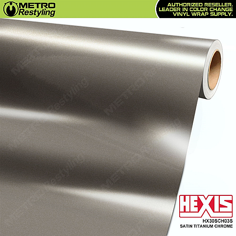 Плівка сатинова Hexis Super Chrome Titanium Satin (HX30SCH03S)