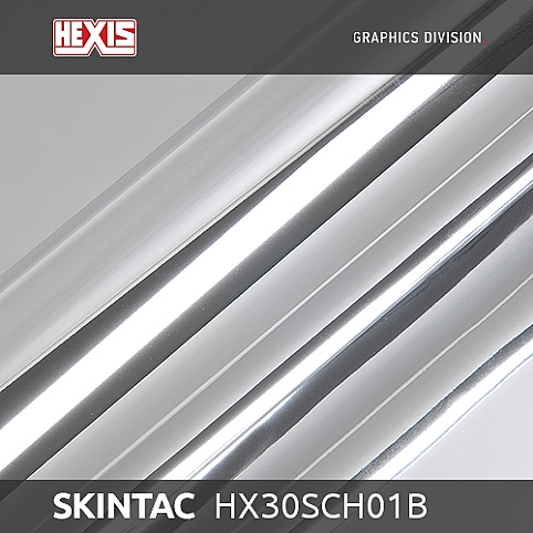 Плівка глянцева Hexis Super Chrome Silver Gloss (HX30SCH01B)