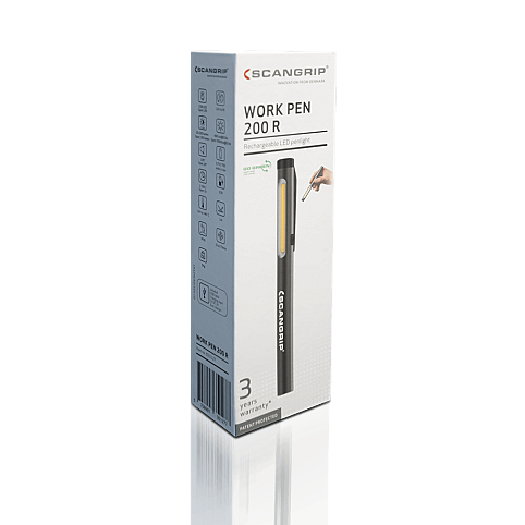Ліхтар ручний Scangrip Work Pen 200R для інспекції та детейлінгу