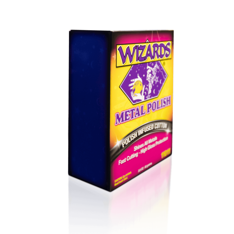 Вата Wizards Metal Polish для очищення і полірування металевих, алюмінієвих, хромованих деталей 85 г