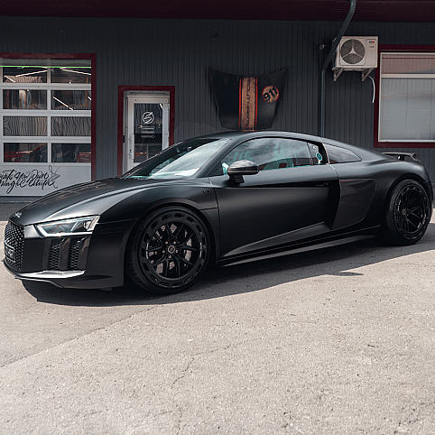 Захисна кольорова поліуретанова плівка Kybertane Matte Phantom Black PFFС137 1.52mx15m