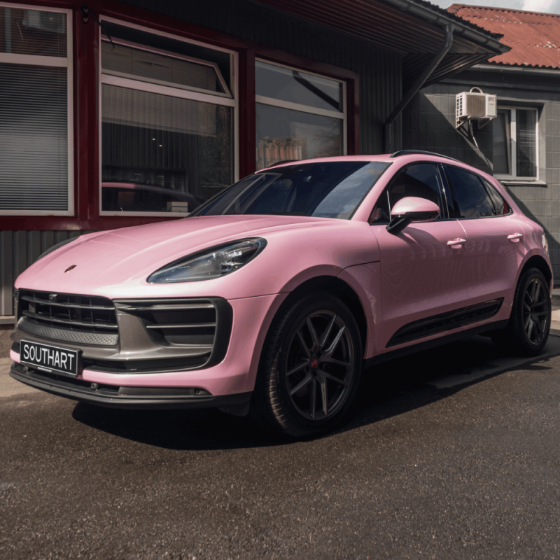 Захисна кольорова поліуретанова плівка Kybertane Macaron Sakura Pink PFFС079 1.52mx15m