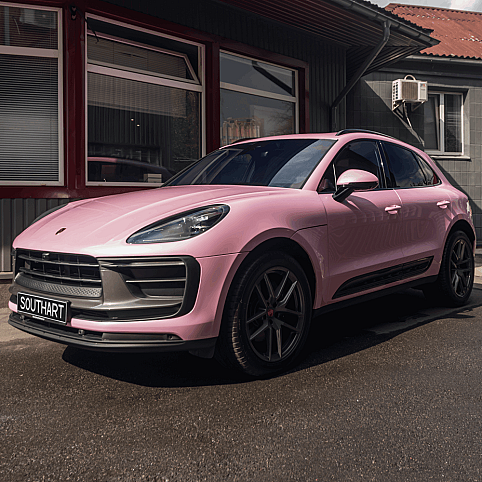 Захисна кольорова поліуретанова плівка Kybertane Macaron Sakura Pink PFFС079 1.52mx15m